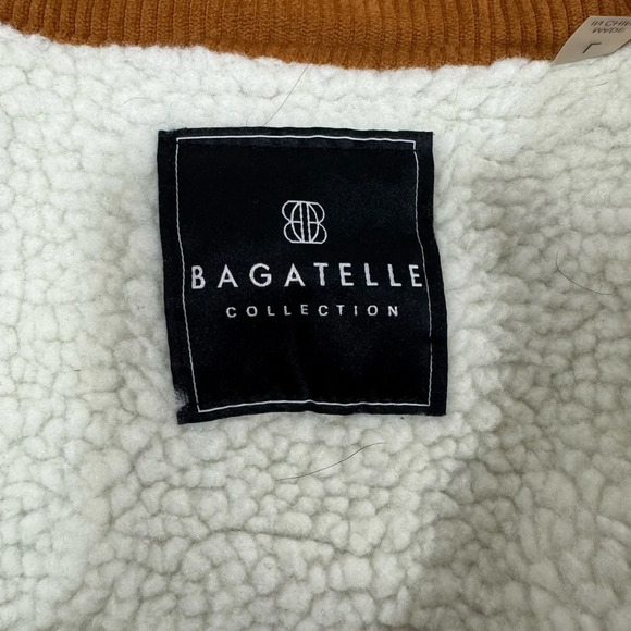 Bagatelle Collection Loose Fitted Saddle Brown Corduroy Puffer Jacket Sz large - Picture 8 of 11